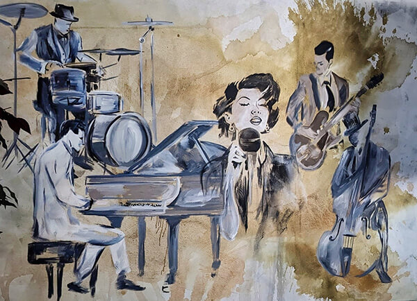Painting by Regan Hatfield