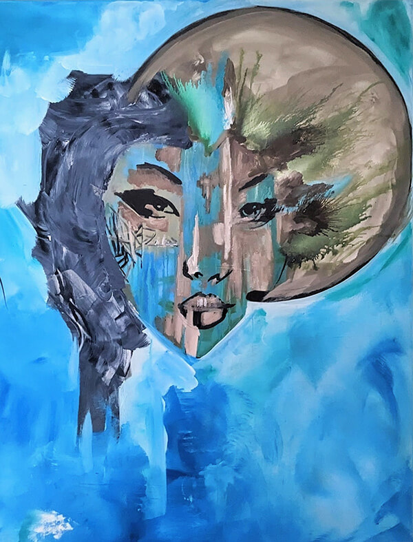 Painting by Regan Hatfield