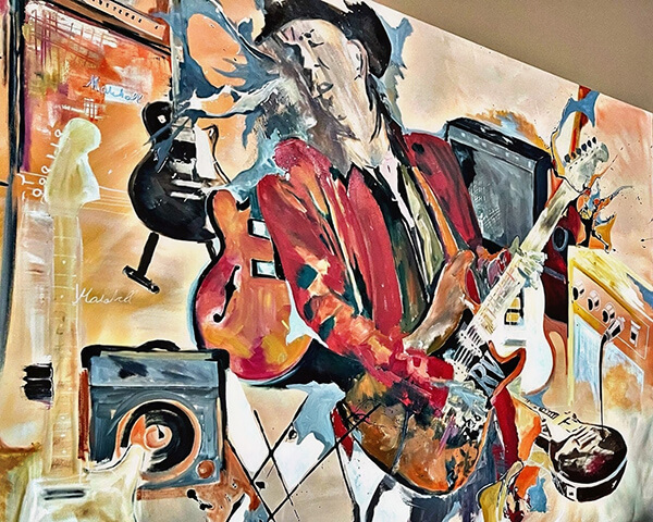 Painting by Regan Hatfield
